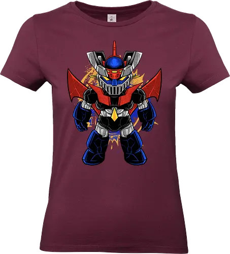 mazinger chibi  - robot, transformation, mechanics, superhero, gaiking, kaiju, japanese - Standard T-Shirt (Frauen)