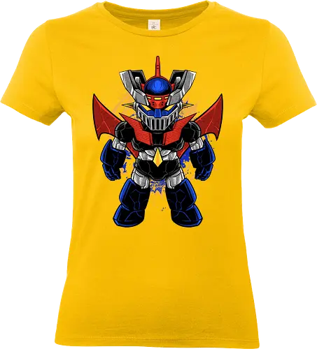 mazinger chibi  - robot, transformation, mechanics, superhero, gaiking, kaiju, japanese - Standard T-Shirt (Frauen)