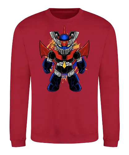 mazinger chibi  - robot, transformation, mechanics, superhero, gaiking, kaiju, japanese - Sweatshirt