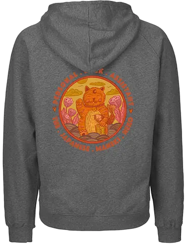 Maneki Neko - Japan, Japanlover, Maneki Neko, Cat, Neko - Fairtrade Hoodie