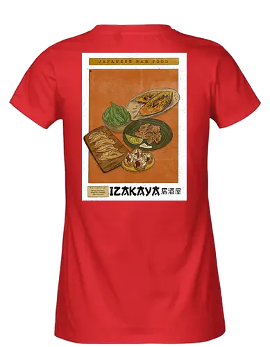 Vintage Izakaya - JapaneseFood, Karaage, Japan, Japanlover, Izakaya, Edamame, Gyoza - Fairtrade Girl Shirt