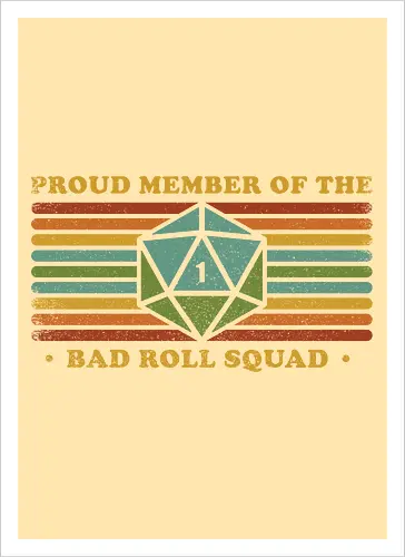 RPG Vintage - Proud Member Bad Roll