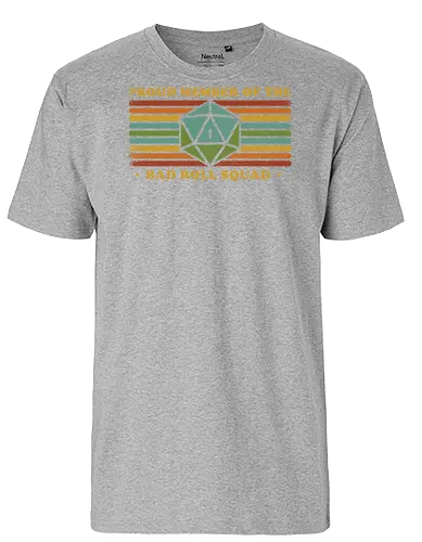 RPG Vintage - Proud Member Bad Roll - retro, vintage, fantasy, quest, adventure, rpg, Pen and Paper, d20, Pen and paper, dungeon master, role playing game, tabletop, game master, critical role, critical, critical hit, game - Fairtrade T-Shirt