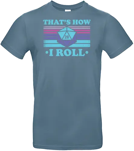 RPG Vintage - That's How I Roll - game master, critical role, critical, critical hit, game, retro, vintage, fantasy, quest, adventure, rpg, Pen and Paper, d20, Pen and paper, dungeon master, role playing game, tabletop - Standard T-Shirt