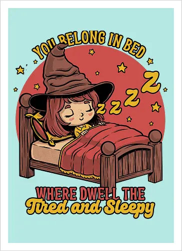 Witch Sleeping in Bed