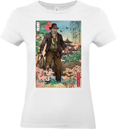 Doctor Jones in Japan - action movies, indi, video games, game, retro, japan, japanese art - Standard T-Shirt (Frauen)