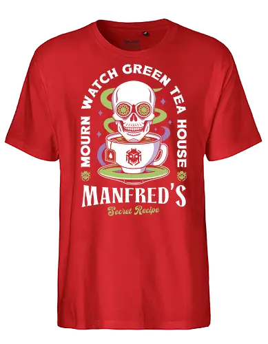Mourn Watch Green Tea - dragon, gamer, gaming, video game, inquisition, Manfred, rook, rpg, bellara lutare, emmrich volkarin, lucanis, lyrium dagger, neve gallus, viel guard, vielguard - Fairtrade T-Shirt