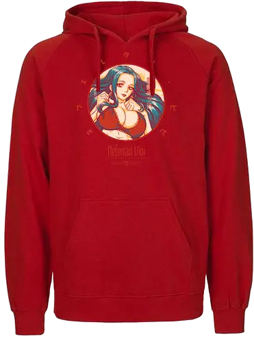 Vivi - vivi, Pirate, straw hat pirates, mugiwara, nami, robin, mellorine, waifu, sexy anime, anime girl, waifu material, pop art, anime, pirates, manga, otaku, weeb, vintage, retro design, anime princess, sexy pirate - Fairtrade Hoodie