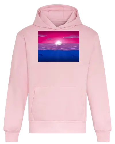 Bisexuelle Pride Landschaft - bi, bisexuell, bisexual, pride, landschaft, subtle pride - Heavyweight Hoodie