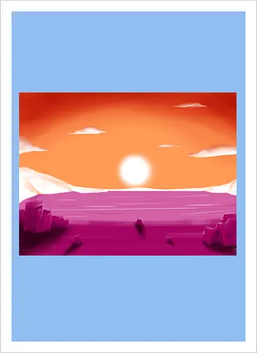 Lesbische Landschaft