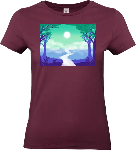 Schwule Pride Landschaft - schwul, gay, mlm, pride, landschaft, subtle pride - Standard T-Shirt (Frauen)