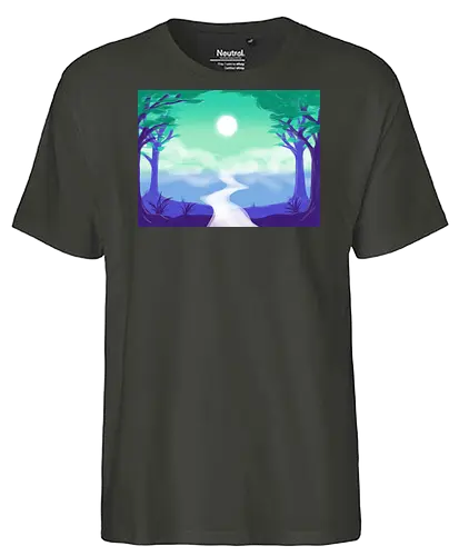 Schwule Pride Landschaft - schwul, gay, mlm, pride, landschaft, subtle pride - Fairtrade T-Shirt