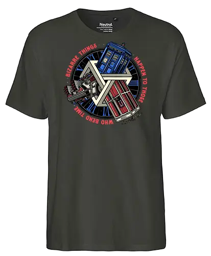 Time Benders - Movie, tv show, sci-fi, time travel, science fiction, time machine - Fairtrade T-Shirt
