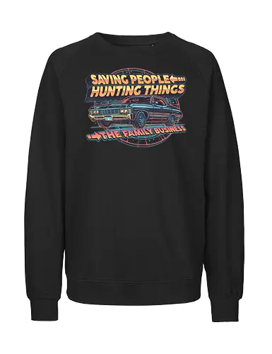 Family Business Vehicle - Paranormal, tv series, horror, adventure, tv show, vehicle, thriller, fantasy - Fairtrade Sweatshirt