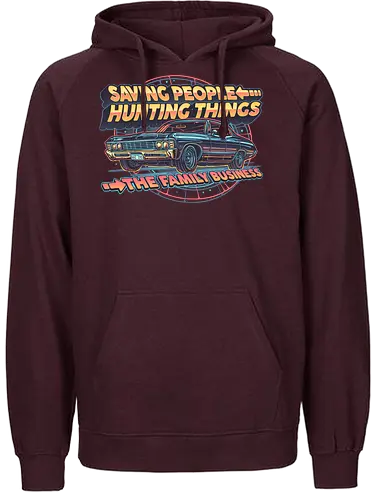 Family Business Vehicle - Paranormal, tv series, horror, adventure, tv show, vehicle, thriller, fantasy - Fairtrade Hoodie