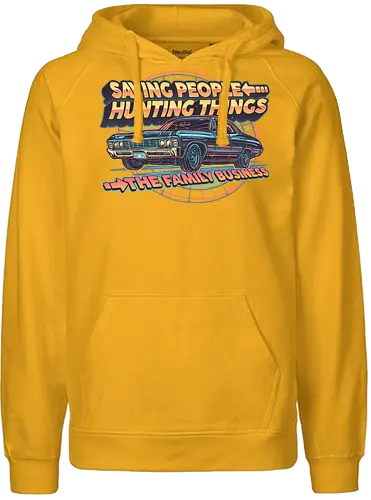Family Business Vehicle - Paranormal, tv series, horror, adventure, tv show, vehicle, thriller, fantasy - Fairtrade Hoodie