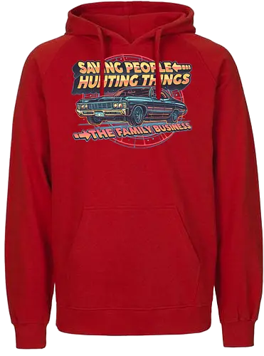 Family Business Vehicle - Paranormal, tv series, horror, adventure, tv show, vehicle, thriller, fantasy - Fairtrade Hoodie