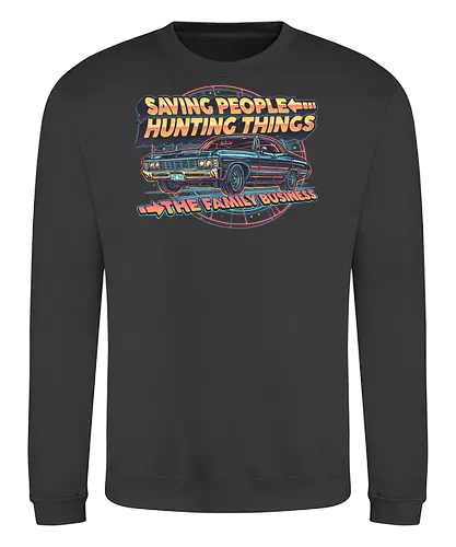 Family Business Vehicle - Paranormal, tv series, horror, adventure, tv show, vehicle, thriller, fantasy - Sweatshirt