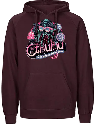 Creatures from the deep - Fictional, octopus, myth, monster, books, horror - Fairtrade Hoodie