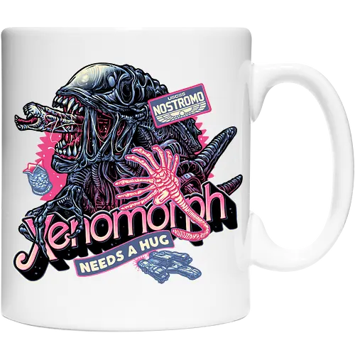 Out of this world terror - Movie, alien, galaxy, space, villain, aliens, film, Science fiction - Keramiktasse