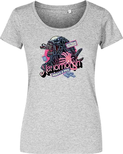 Out of this world terror - Movie, alien, galaxy, space, villain, aliens, film, Science fiction - Damen T-Shirt