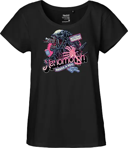 Out of this world terror - Movie, alien, galaxy, space, villain, aliens, film, Science fiction - Fairtrade Girl Shirt
