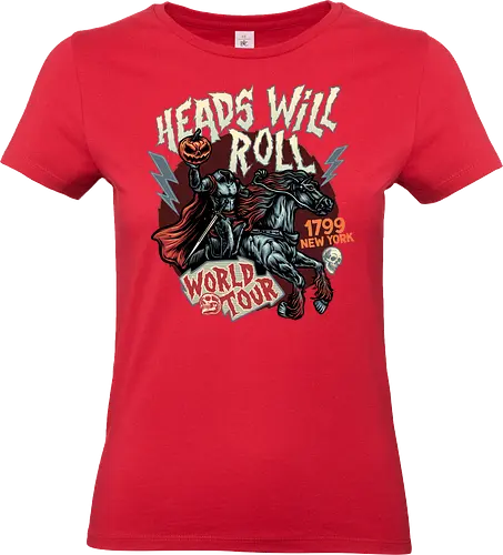 Heads Will Roll - movie, Halloween, fantasy, classic, Horror, horror movie, Paranormal - Standard T-Shirt (Frauen)