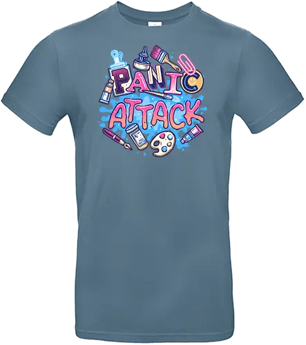 Panic Attack - Humor, parody, funny, emotion, feelings, fear - Standard T-Shirt