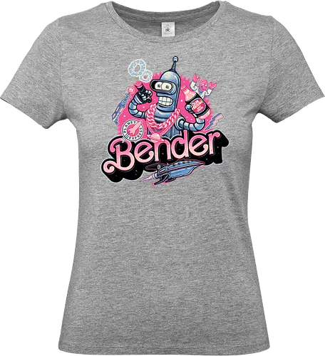 Pink Future ahead of us - Tv series, animation, robot, sci-fi, tv show, cartoons - Standard T-Shirt (Frauen)