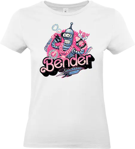 Pink Future ahead of us - Tv series, animation, robot, sci-fi, tv show, cartoons - Standard T-Shirt (Frauen)