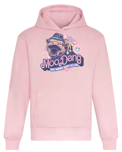 Just wanna sleep all day - funny, cute, hippo, animal, Hippopotamus, sea animal, sleep - Heavyweight Hoodie