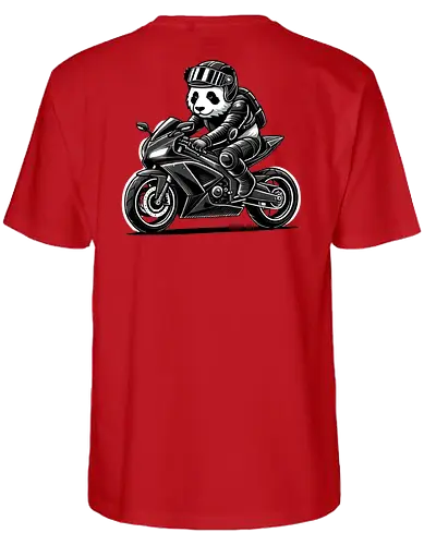 Ride Like a Panda - Fairtrade T-Shirt