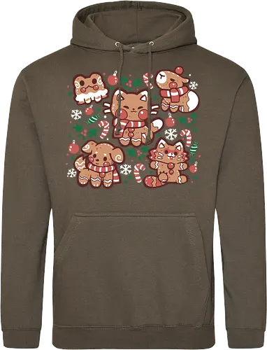 Festive Gingerbread Animals