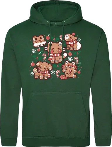 Festive Gingerbread Animals