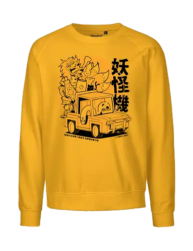 Yokai Driver - anime, manga, animation, funny, chibi, cute, kawaii - Fairtrade Sweatshirt