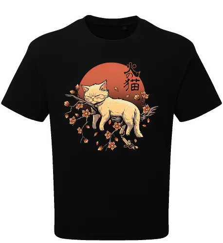 Sleeping Cat on Sakura