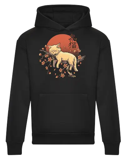 Sleeping Cat on Sakura