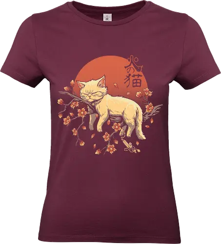 Sleeping Cat on Sakura