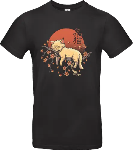 Sleeping Cat on Sakura