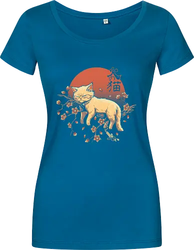 Sleeping Cat on Sakura