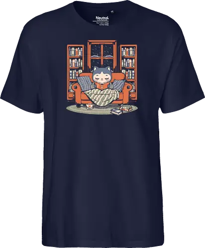 Cozy Book Winter Cat