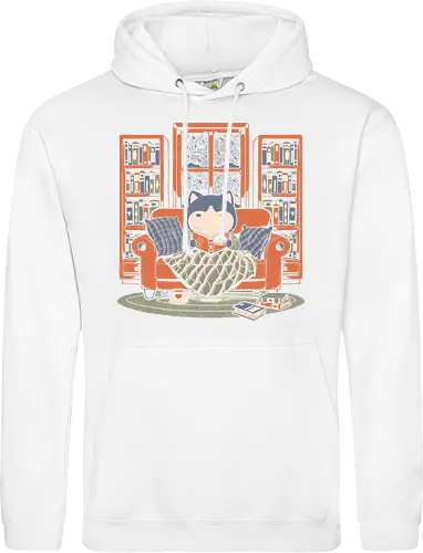 Cozy Book Winter Cat