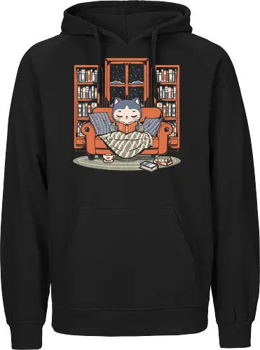 Cozy Book Winter Cat