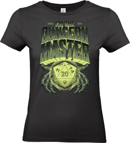 RPG - I'm the Dungeon Master - rpg, Pen and Paper, d20, dungeon master, role playing game, tabletop, game master, metal, rock, band, music, occult, grunge, skull, skeleton, magic, mystique, undead, wizard, sorcerer, alternative metal heavy metal, rock and roll, occultism, mystic, mystical - Standard T-Shirt (Frauen)