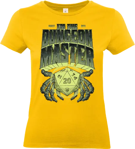 RPG - I'm the Dungeon Master - rpg, Pen and Paper, d20, dungeon master, role playing game, tabletop, game master, metal, rock, band, music, occult, grunge, skull, skeleton, magic, mystique, undead, wizard, sorcerer, alternative metal heavy metal, rock and roll, occultism, mystic, mystical - Standard T-Shirt (Frauen)