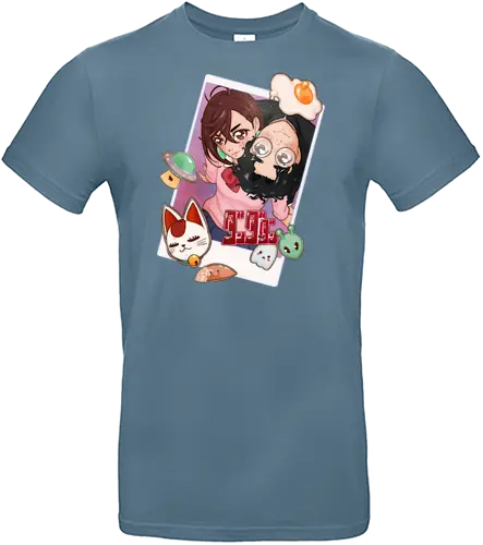 Occult Girl x Alien Boy - dandadan, anime, alien, ghosts, neko - Standard T-Shirt