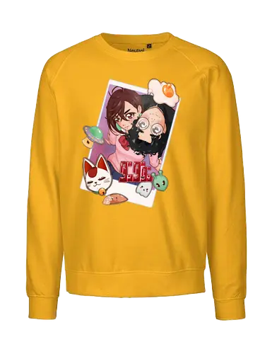 Occult Girl x Alien Boy - dandadan, anime, alien, ghosts, neko - Fairtrade Sweatshirt
