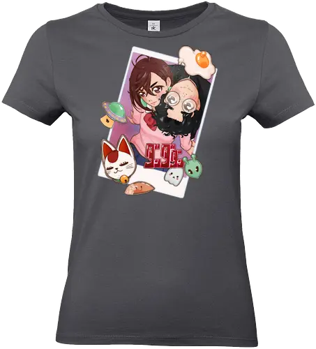 Occult Girl x Alien Boy - dandadan, anime, alien, ghosts, neko - Standard T-Shirt (Frauen)