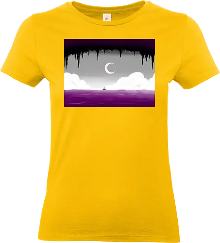 Ace Pride Landschaft - ace, asexuell, pride, landschaft, subtle pride - Standard T-Shirt (Frauen)