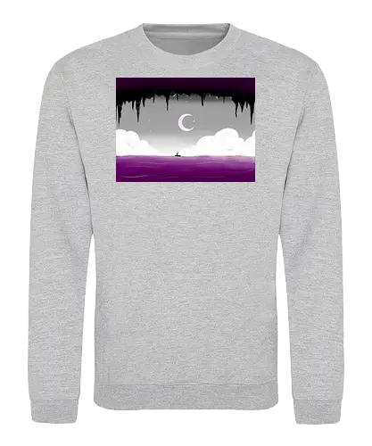 Ace Pride Landschaft - ace, asexuell, pride, landschaft, subtle pride - Sweatshirt